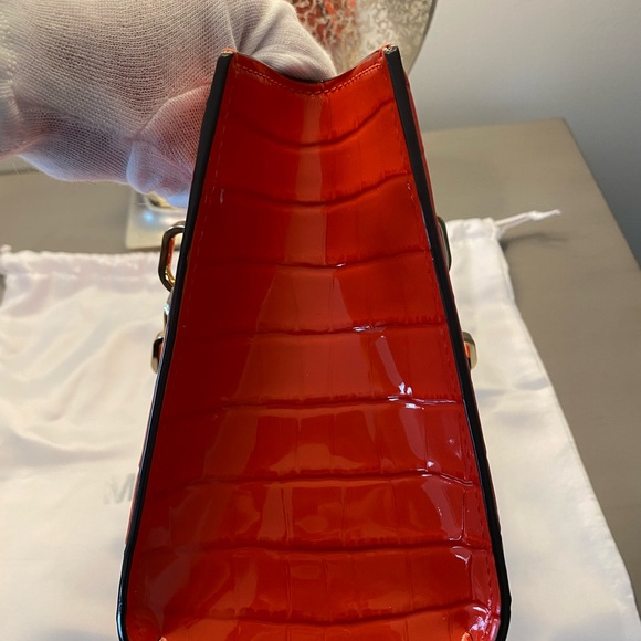 New Without Tags Michael Kors Spiced Gold Chain Coral Satchel and Wallet - Picture 4 of 16